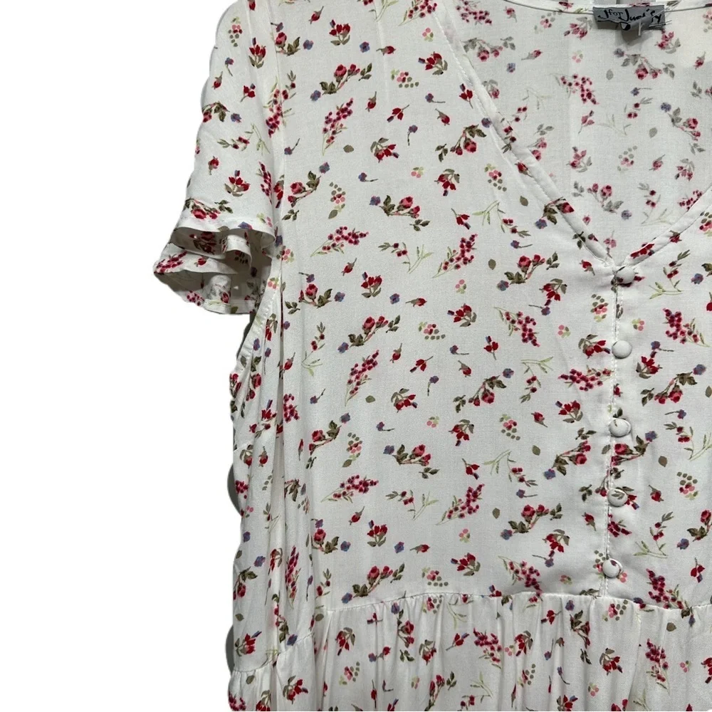 J for Justify Floral Dress 1X Boho Cottagecore Country Western Style Dress - Picture 7 of 16